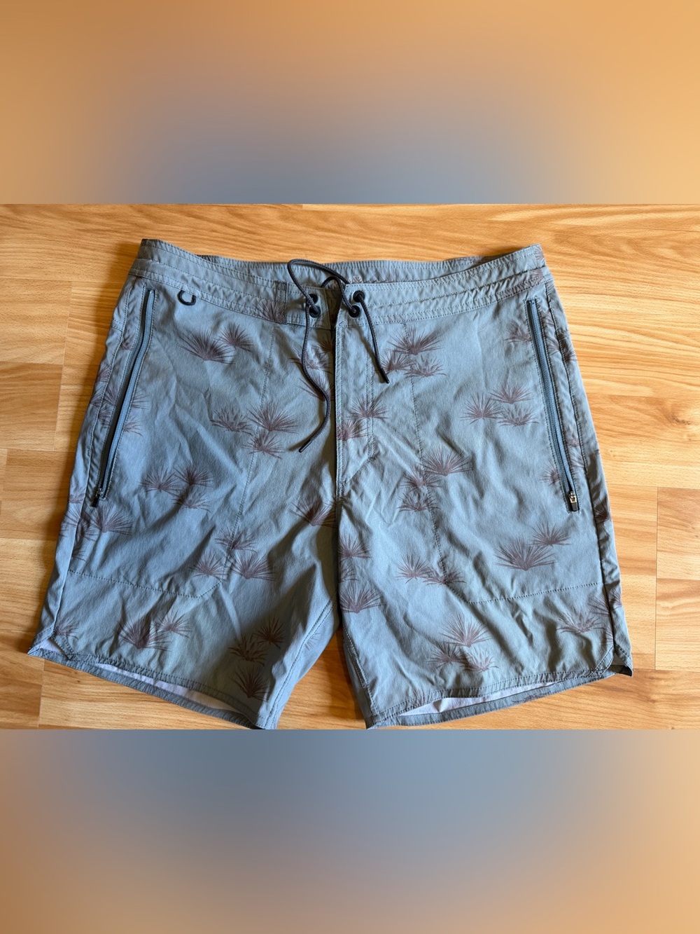 Men’s Roark Layover Trail Shorts Dark Sky Gray XL